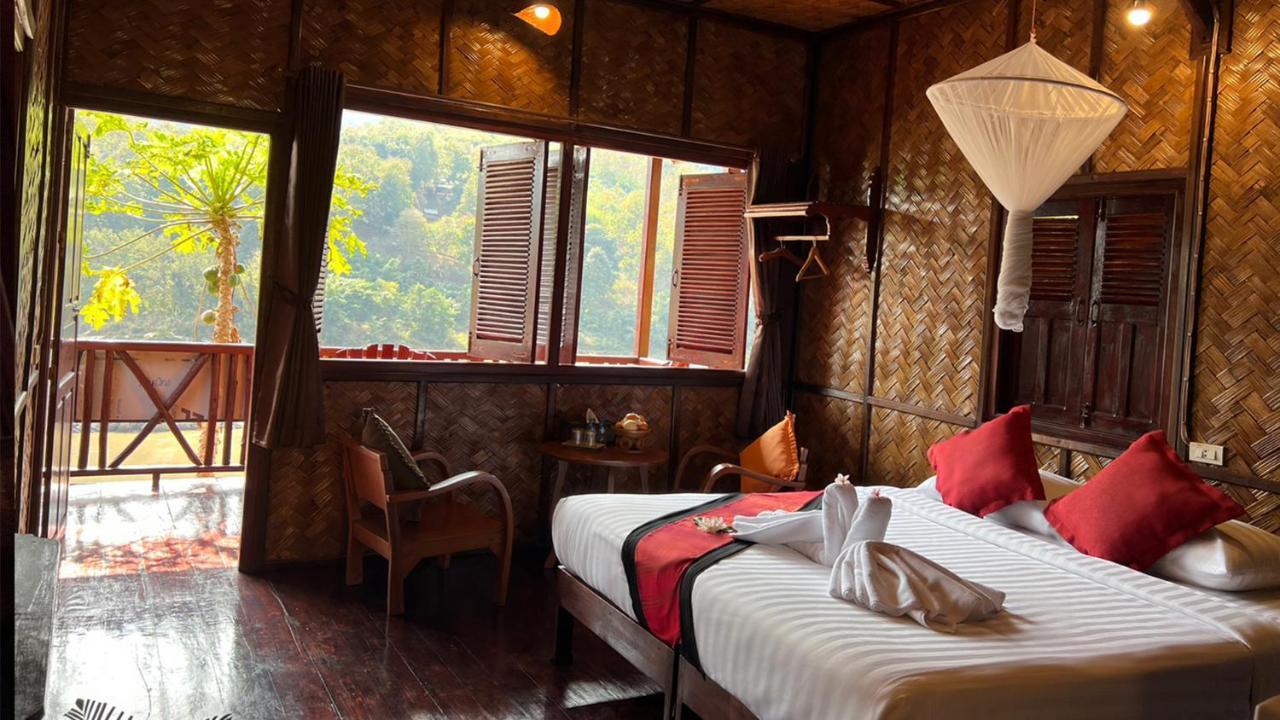 Mekong Riverside Lodge Muang Pakbèng Dış mekan fotoğraf