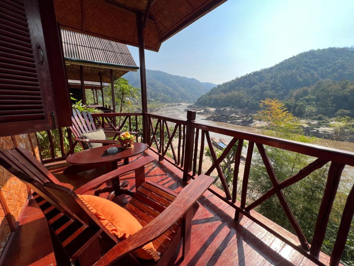 Mekong Riverside Lodge Muang Pakbèng Dış mekan fotoğraf