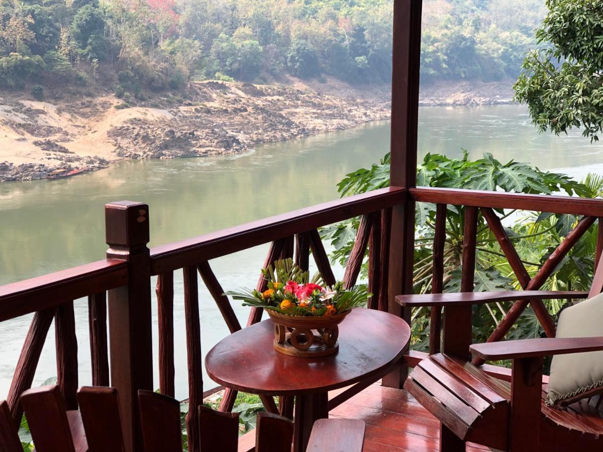 Mekong Riverside Lodge Muang Pakbèng Dış mekan fotoğraf